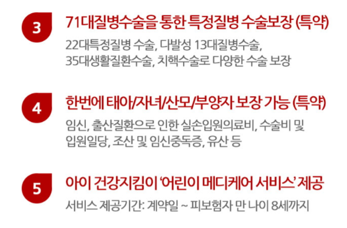 현대해상 태아어린이보험 특장점