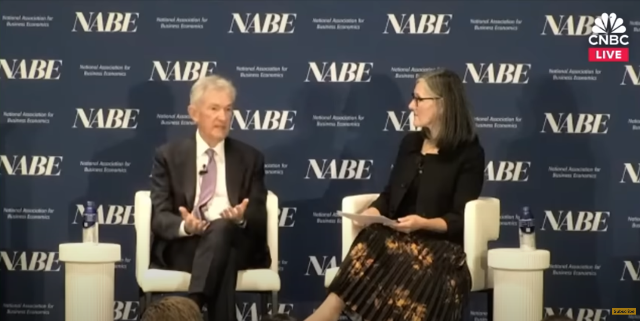 10월 14일, 필라델피아 경제 콘퍼런스, 파월의 연설