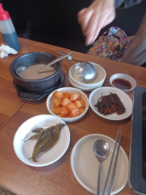 밑반찬과 스프
