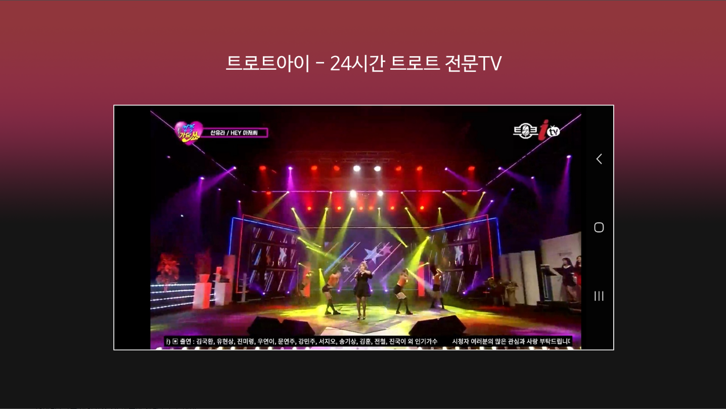 트로트아이TV, 송가인, 임영웅, 영탁, 트로트가수, 행복한 채널 트로트아이