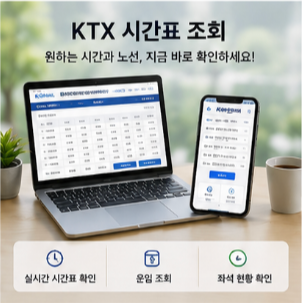  KTX 예매 전 꼭 확인하세요