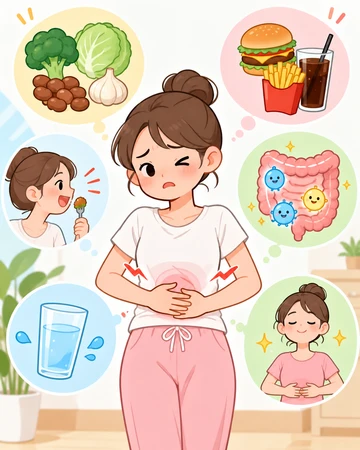 장건강과 복부 가스가 생기는 원인3
