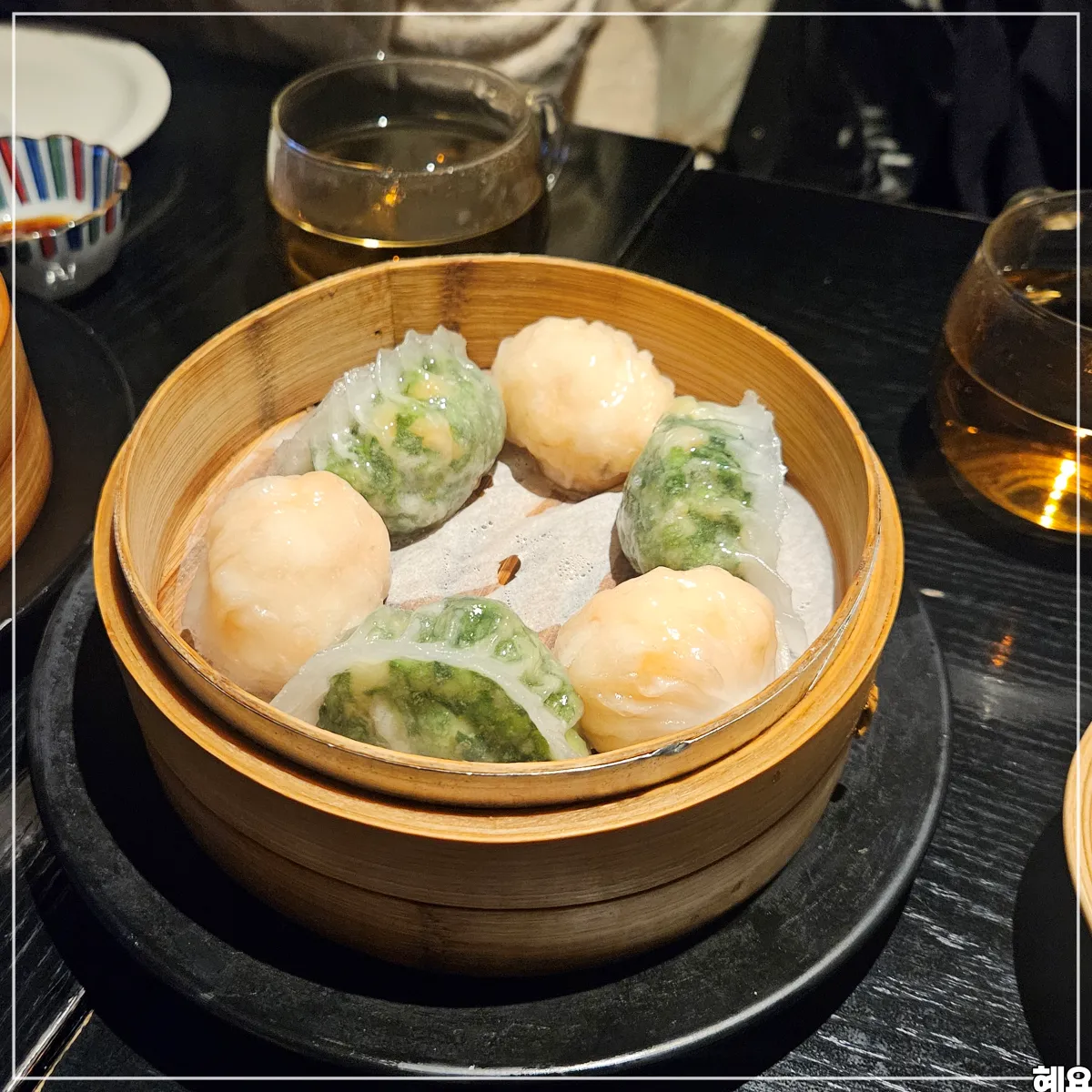 압구정-골드피쉬딤섬퀴진-구채교-새우딤섬