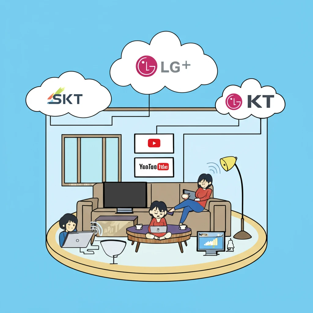 KT, SKT, LG 인터넷! 나에게