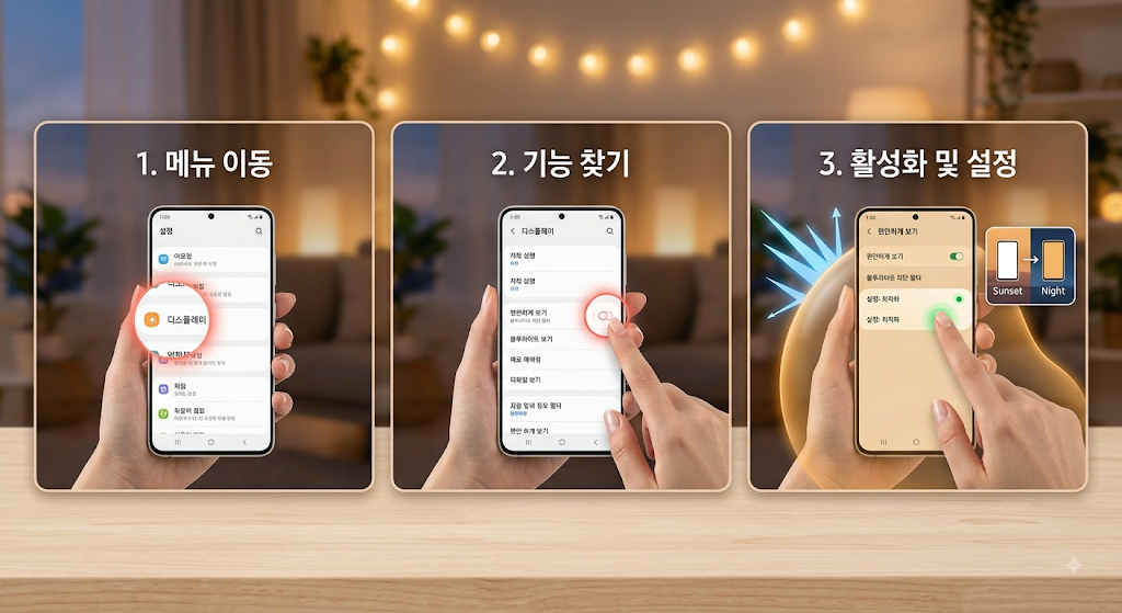 스마트폰 글자 크기와 화면 설정, 눈 피로 줄이는 실전 세팅법