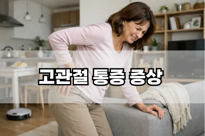 고관절 통증 증상
