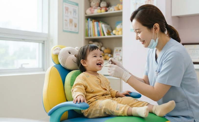 영유아 구강 검진 시기와 첫 치과 방문 시기 체크포인트