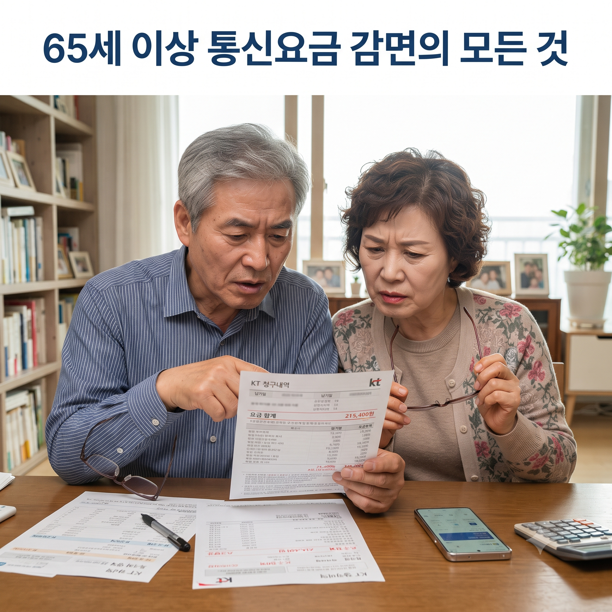 "우리 엄마 아빠도 할인 대상인지 확인해 보세요!" 65세 이상 통신요금 감면 신청방법 및 혜택 완벽 가이드