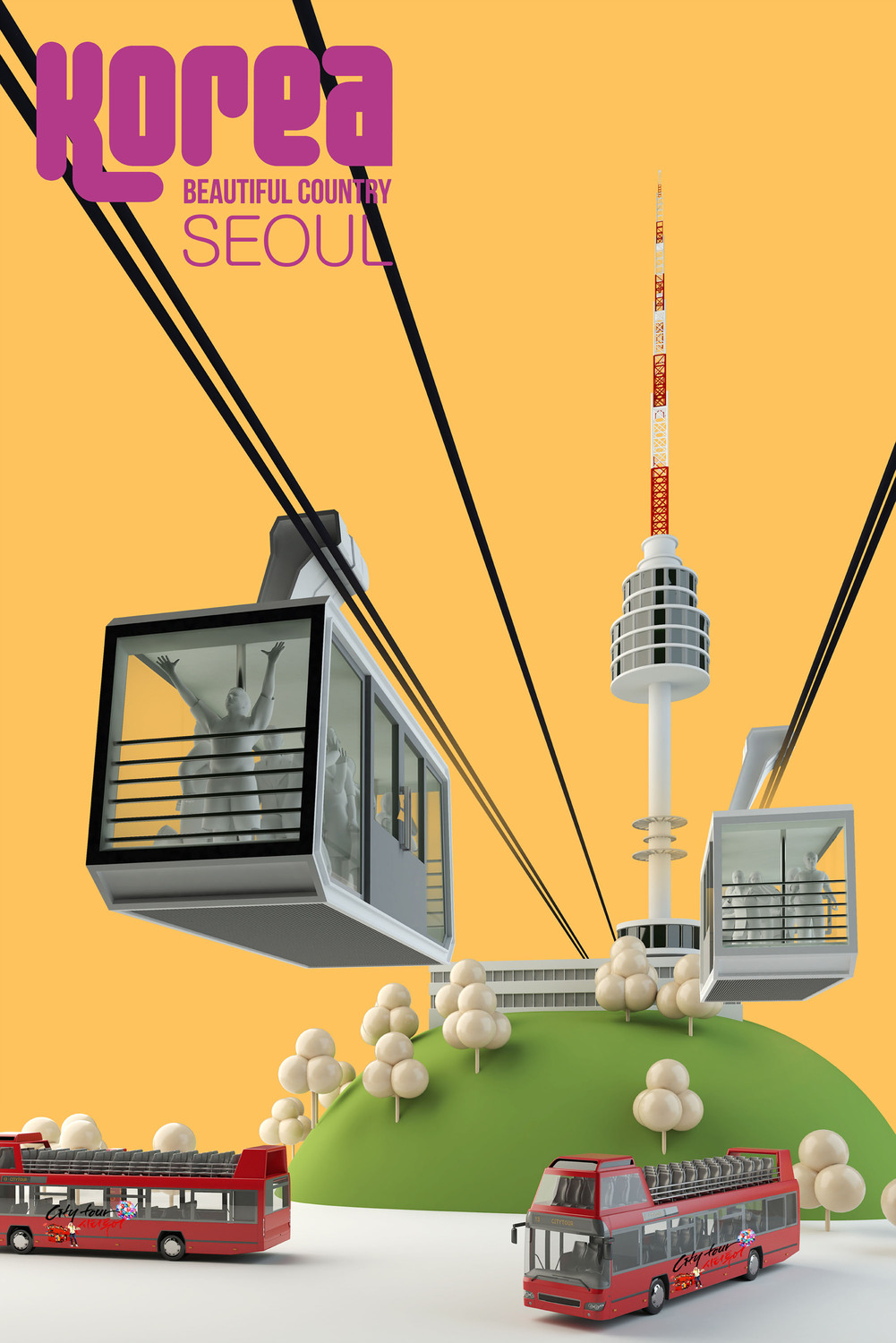 namsan cable car