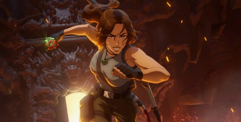 영화 라라 크로프트 속 모험적인 체력 단련