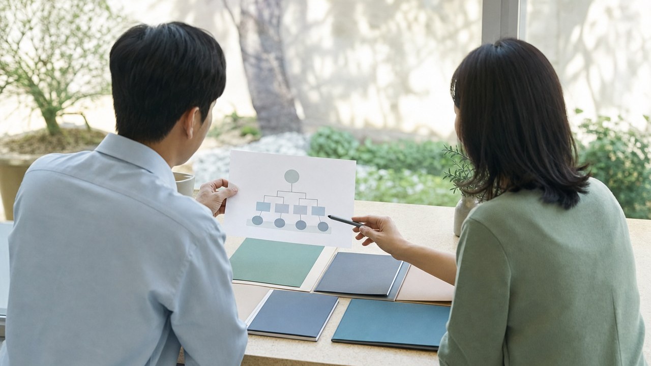 배당정책과 현금흐름, 계좌 선택을 함께 비교하는 투자자 장면