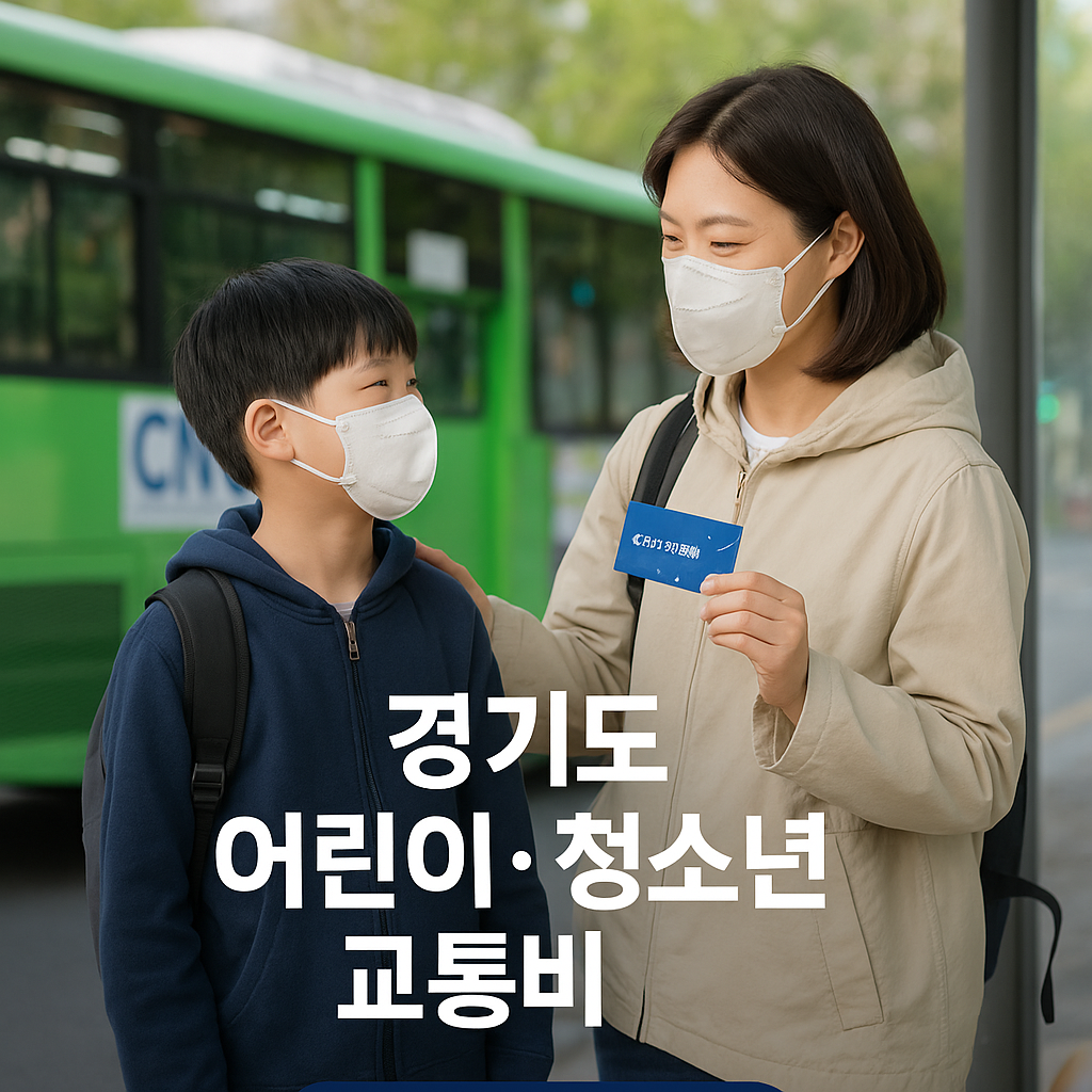 경기도어린이청소년 교통비지원 사진