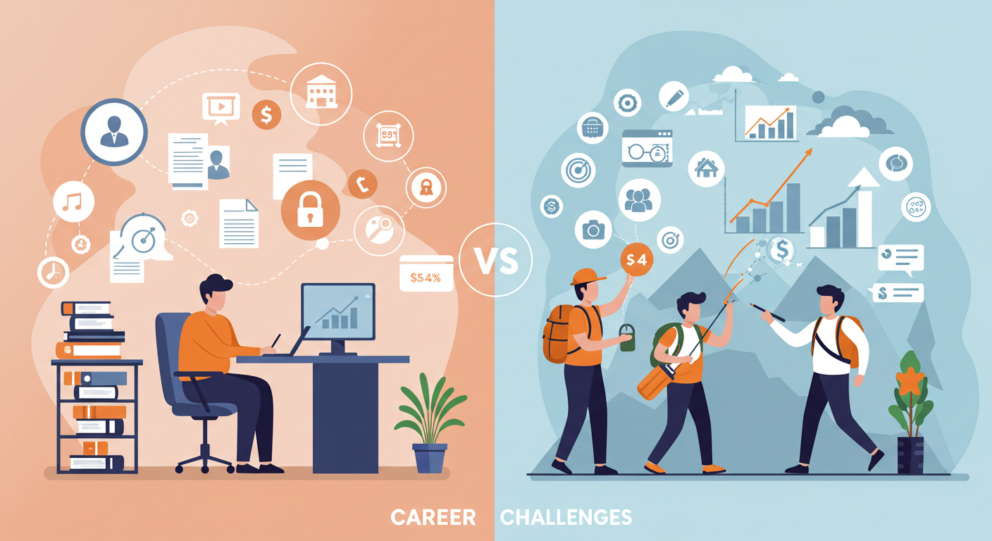 안정성 vs 도전성, 무엇이 직업 만족도를 높일까?