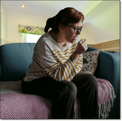 여성 천식 환자 