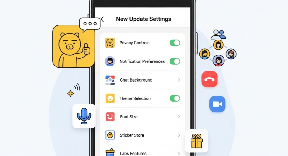 카톡 자동 업데이트