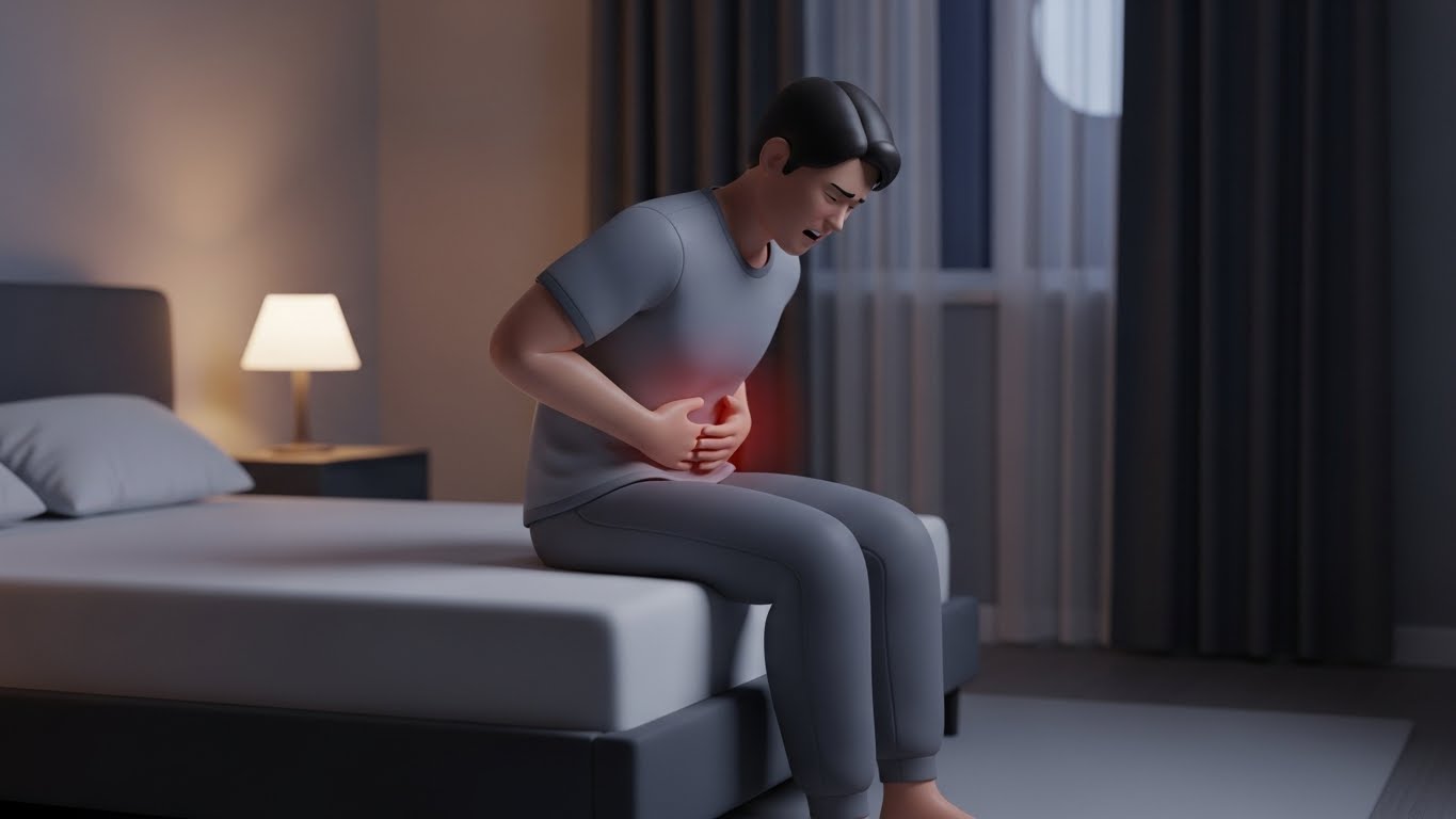 새벽 위장 통증, 십이지장궤양 증상, 역류성 식도염 가슴통증