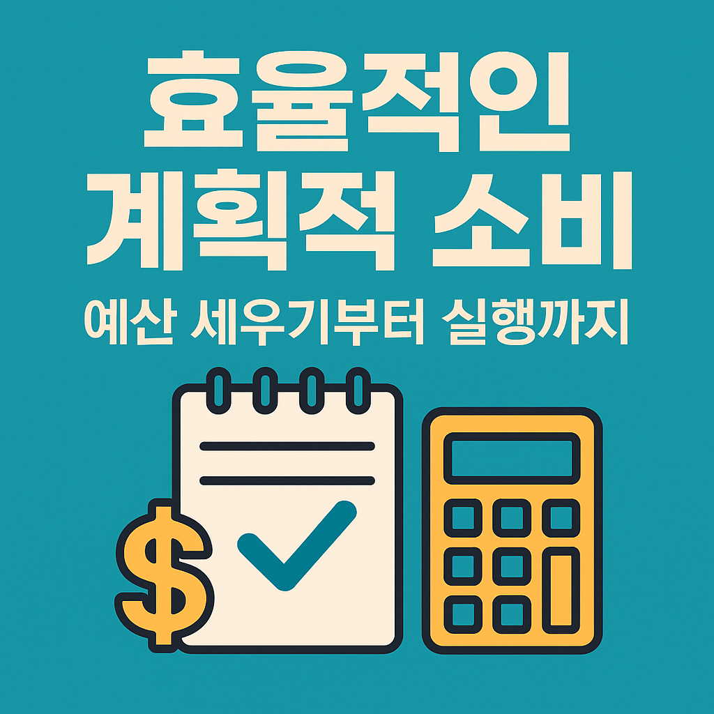 효율적인 계획적 소비: 예산 세우기부터 실행까지