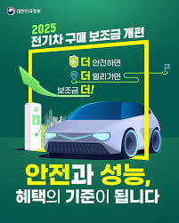 2025년 전기차 보조금 정책 총정리