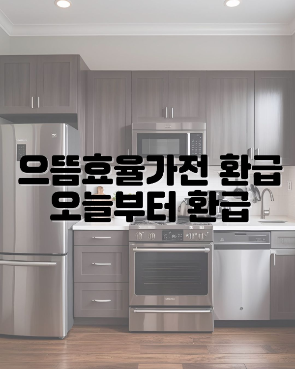 2025 으뜸효율가전 환급 10% 최대 30만원 신청 가이드