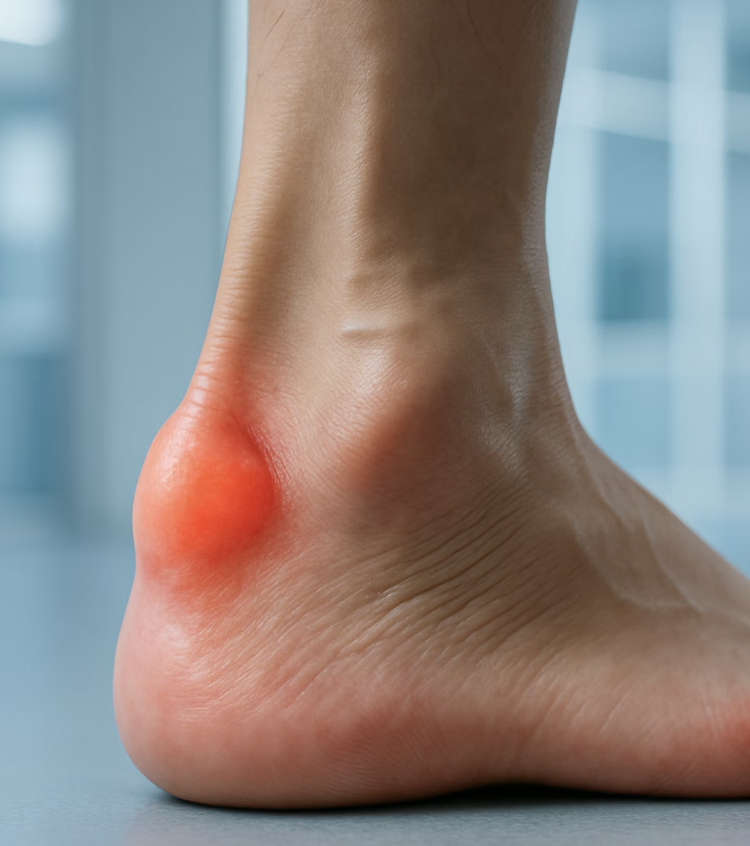 뒤꿈치 뼈의 돌출&amp;#44; &amp;#39;뒤꿈치 점액낭염&amp;#39;