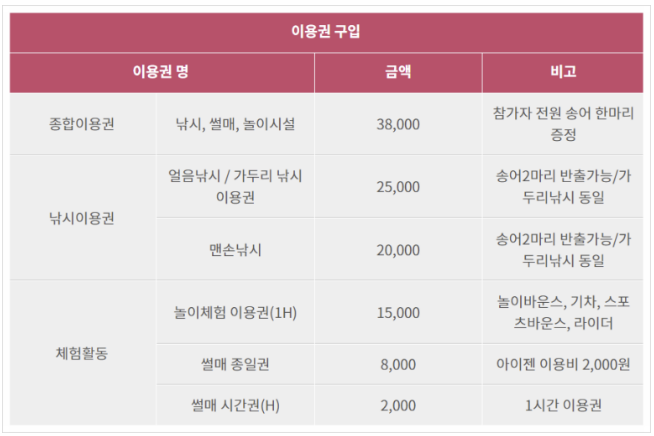 흥미진진얼음축제 입장권