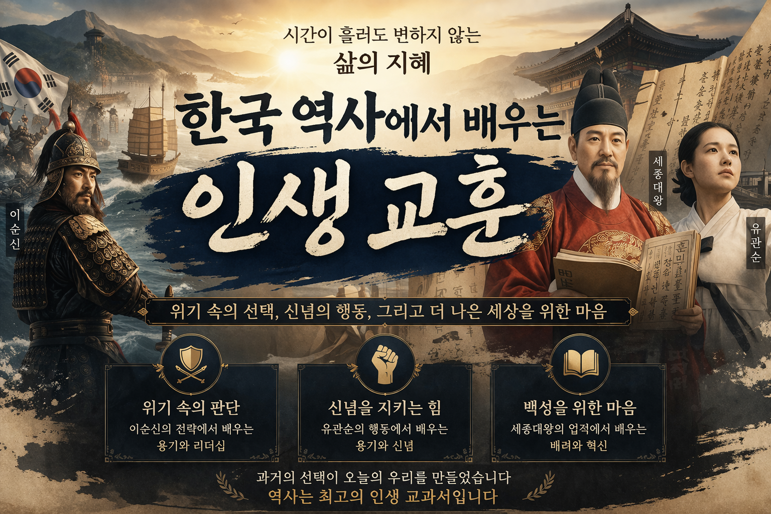 한국 역사에서 배우는 인생 교훈