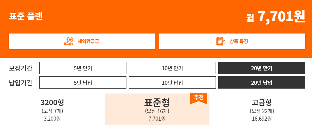 한화손해보험다이렉트 운전자보험