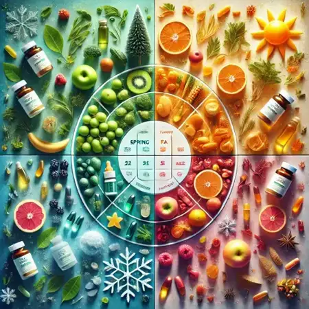 계절에 따라 달라지는 적정 비타민섭취법 사계절가이드