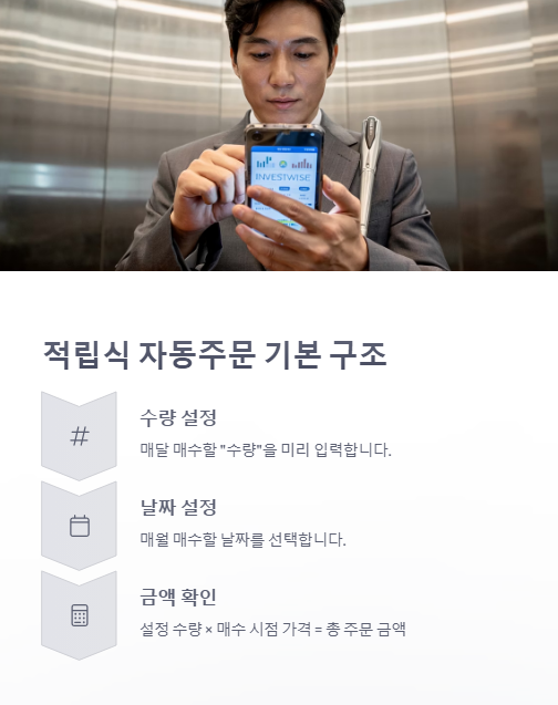 적립식 자동주문 기본 구조
