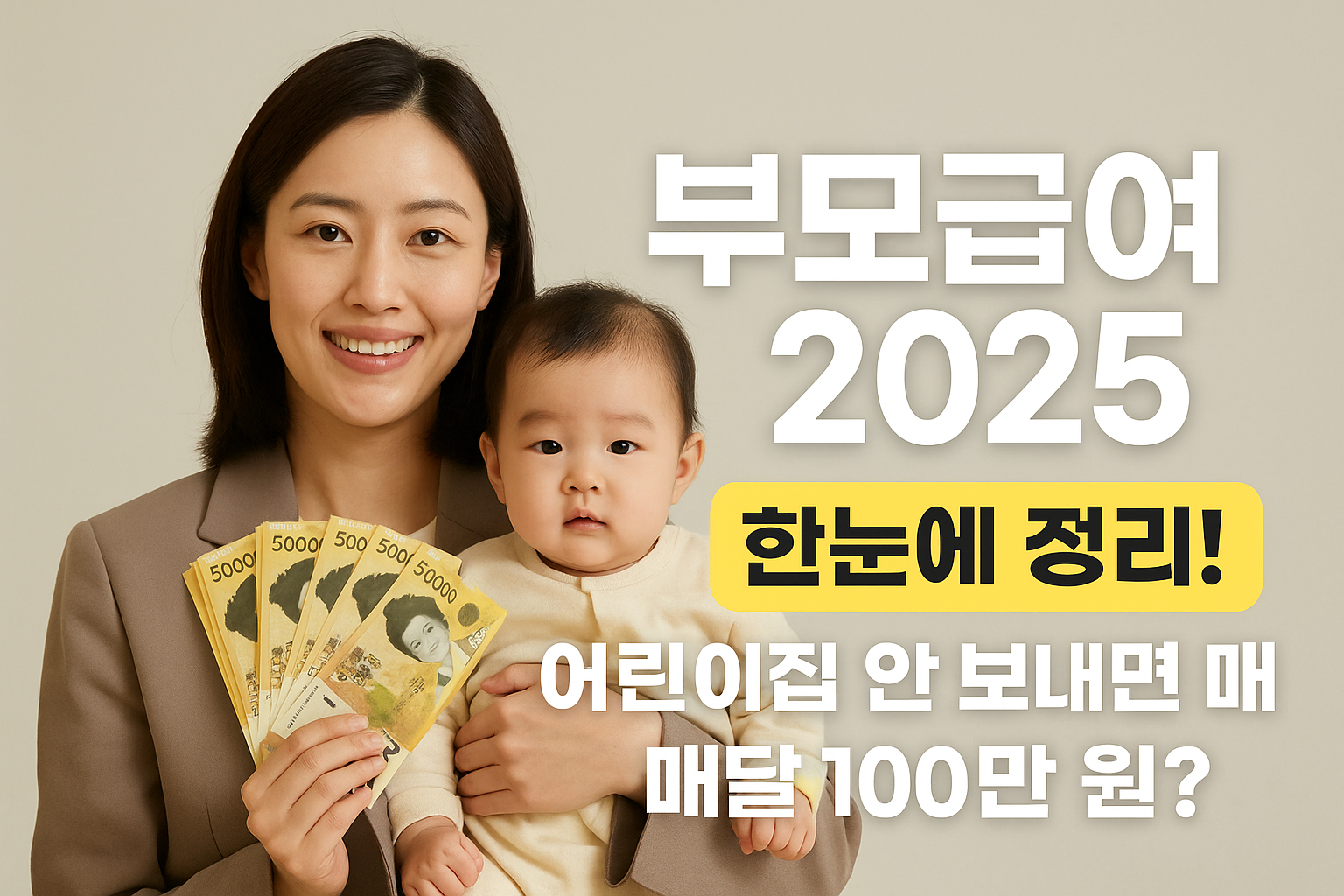 부모급여 2025, 이건 꼭 알아야 해요!