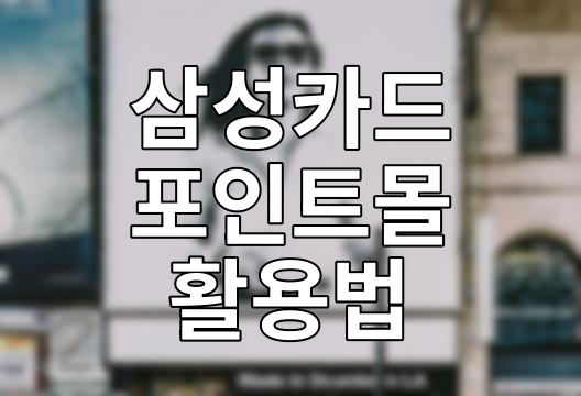 삼성카드 포인트몰 숨겨진 보물창고를 열다