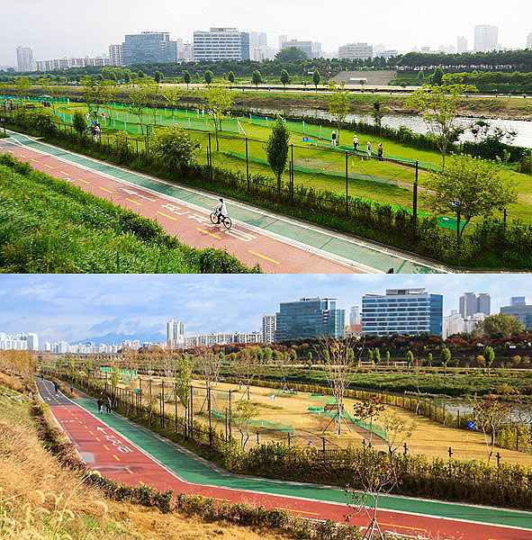 안양천파크골프장 (18홀 + 9홀) 통합 소개​