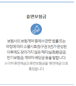 휴면예금 찾아줌
