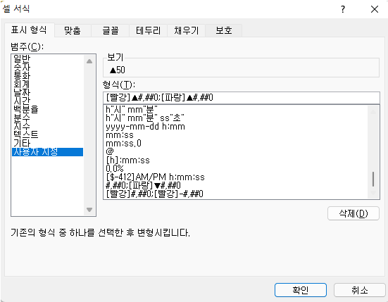 셀서식