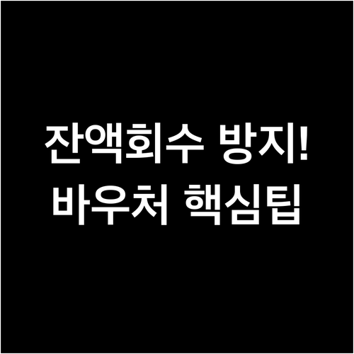 미사용 잔액 회수 방지하는 소상공인 ..