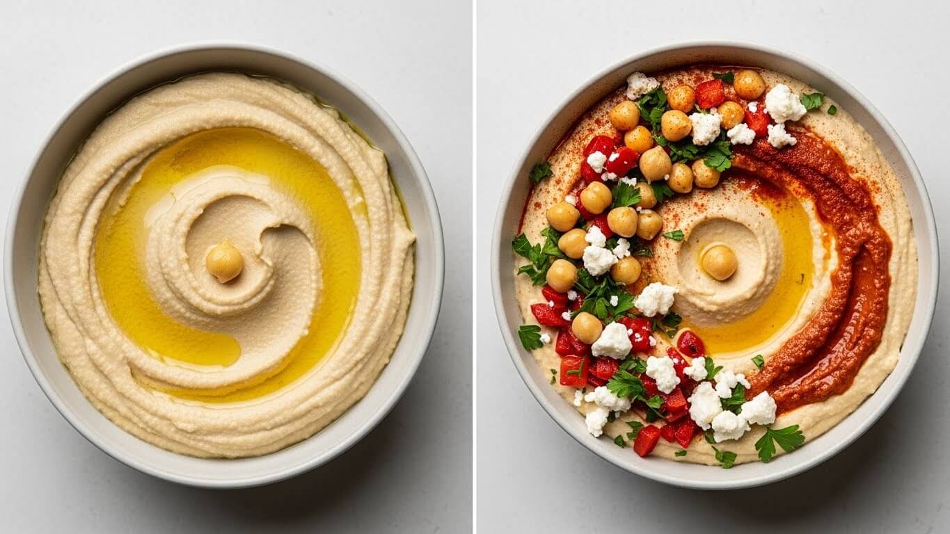 후무스를 둘러싼 국제적 논쟁과 레시피 비교
