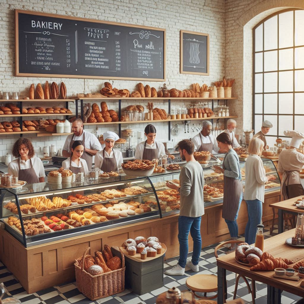 베이커리 배경