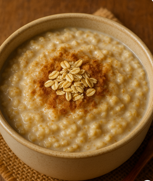 오트밀죽 음식사진