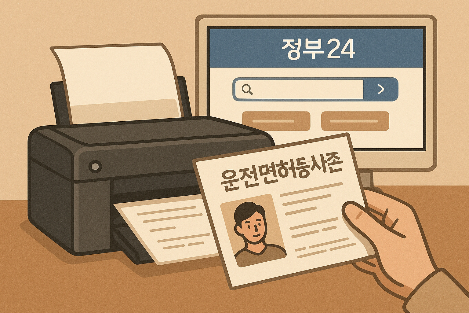 인터넷-운전면허-사본-발급