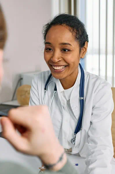 여의사의 모습이 담겨져있다