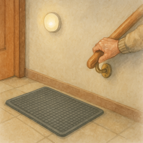 센서등-매트-난간손잡이