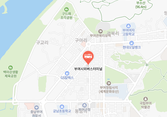 부여시외버스터미널 위치
