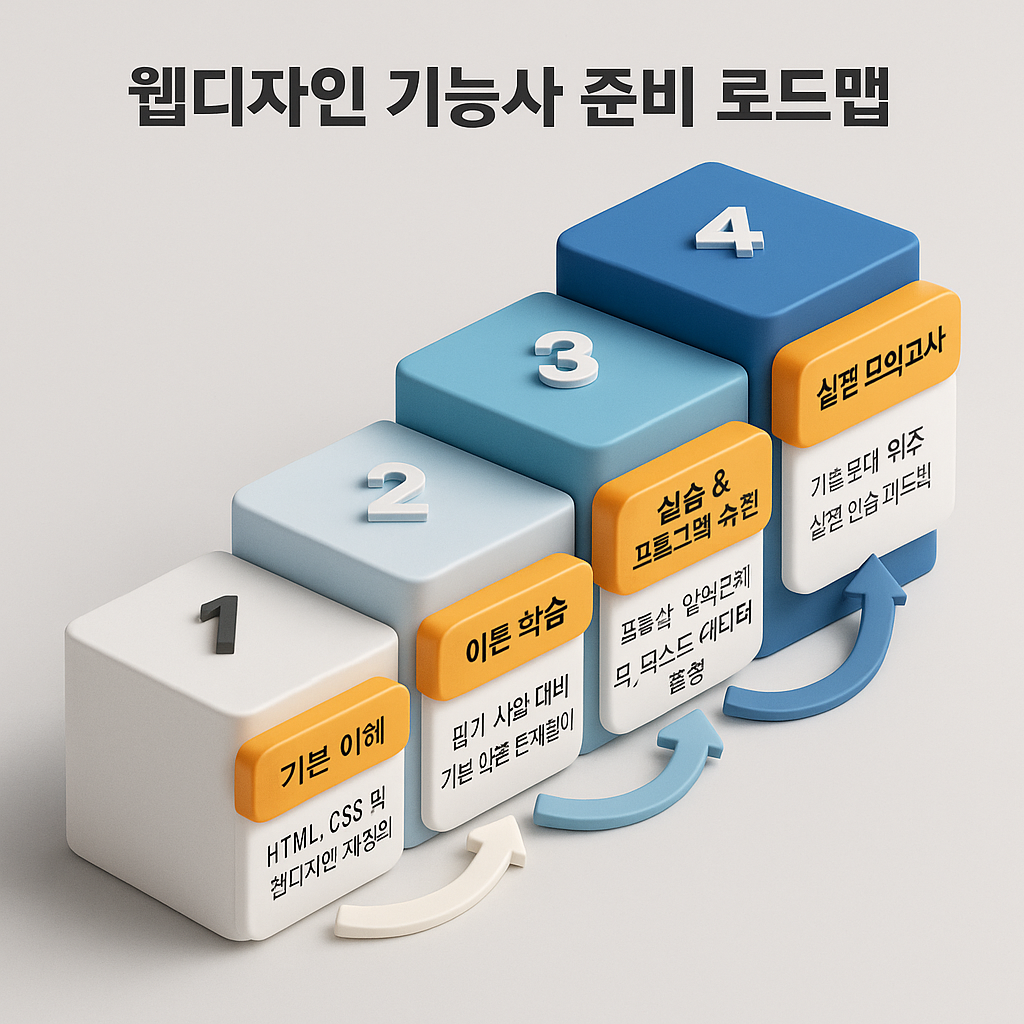 웹디자인 기능사 준비 로드맵