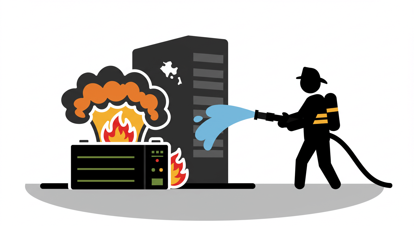 1. 대전 전산센터 화재 발생 경위와 초기 대응