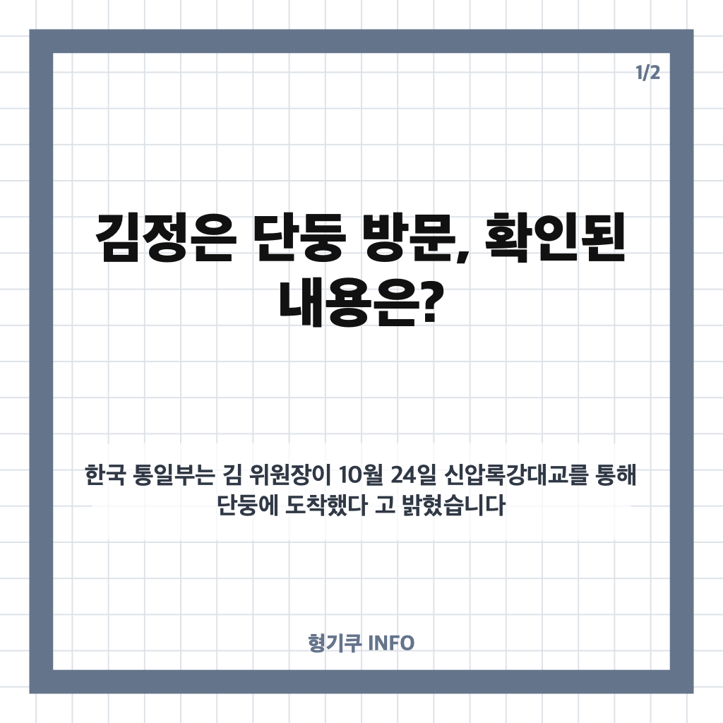김정은 단둥 방문, 신압록강대교 건너 항미원조기념관 찾은 이유는? 카드뉴스 1