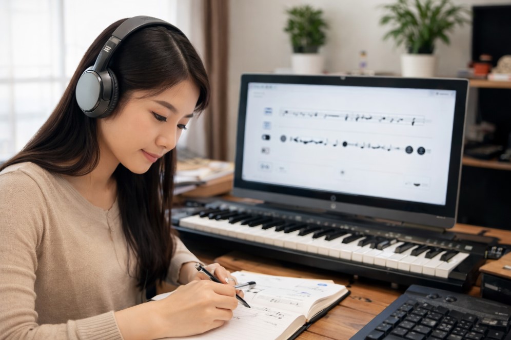 청음 훈련 관련 사진