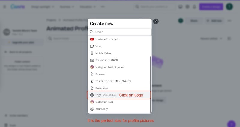 canva 프로그램으로 애니메이션 프로필 사진 만들기