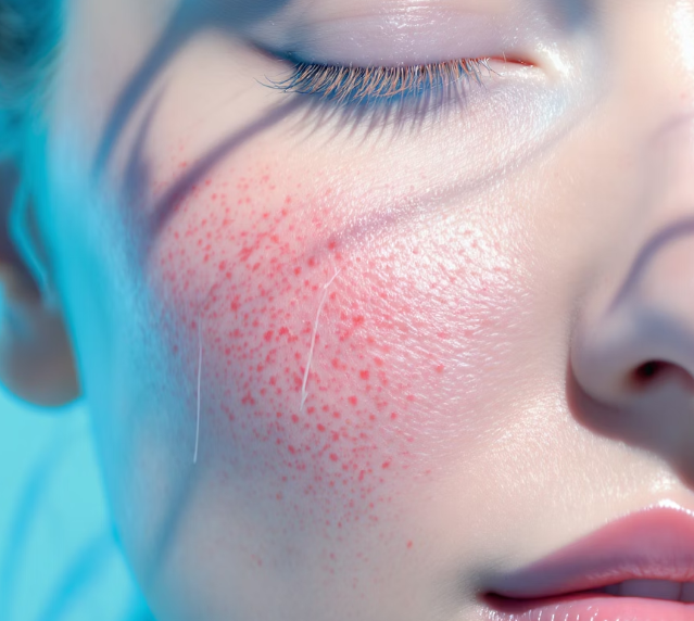 피부 붉은반점 원인 확인