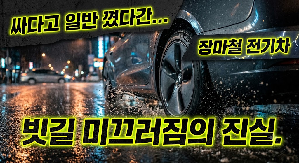 무거운 전기차, 장마철 빗길에 일반 타이어 쓰면 위험한 이유 (전용 타이어의 진실), 썸네일,