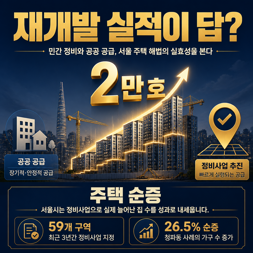 재개발 실적이 답?